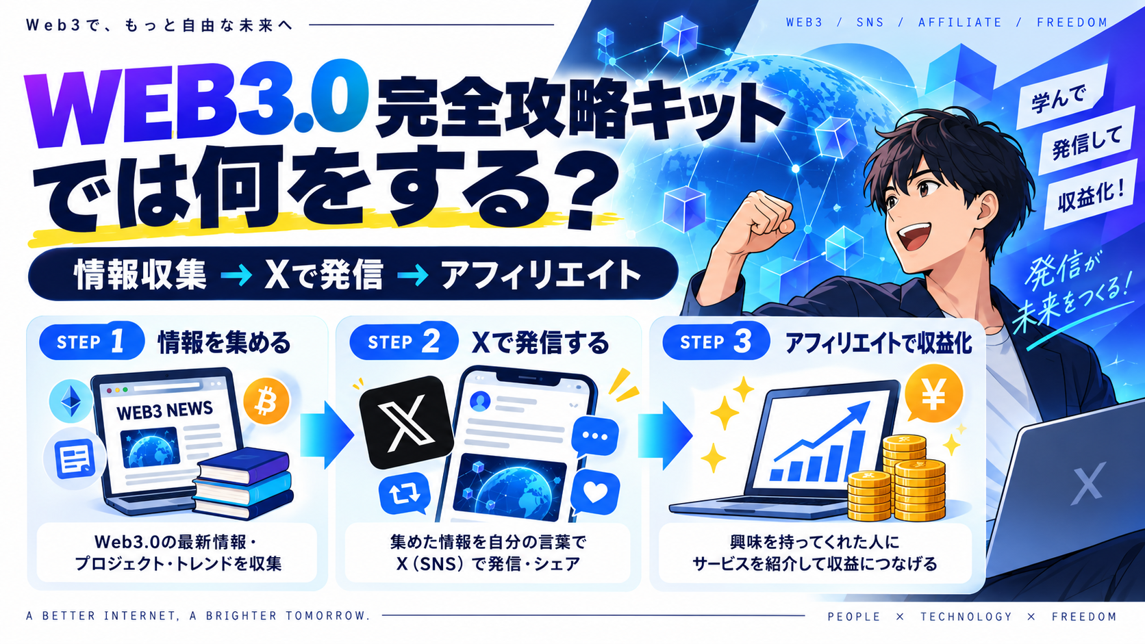 WEB3.0完全攻略キットでは何をする?